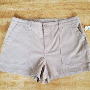 Abound Khaki Utility Cargo shorts Camel Color size 6